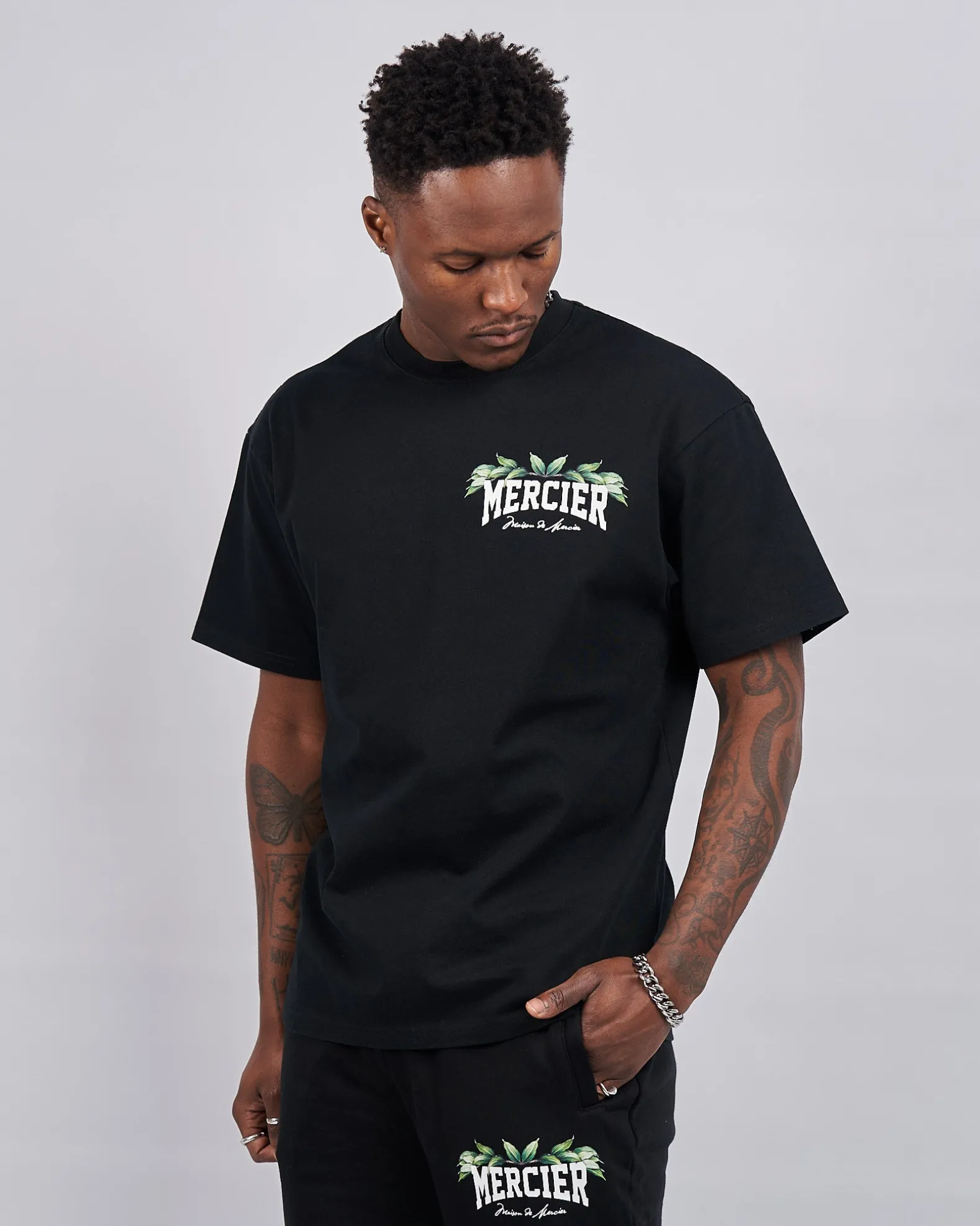 Black Botanic Court TShirt