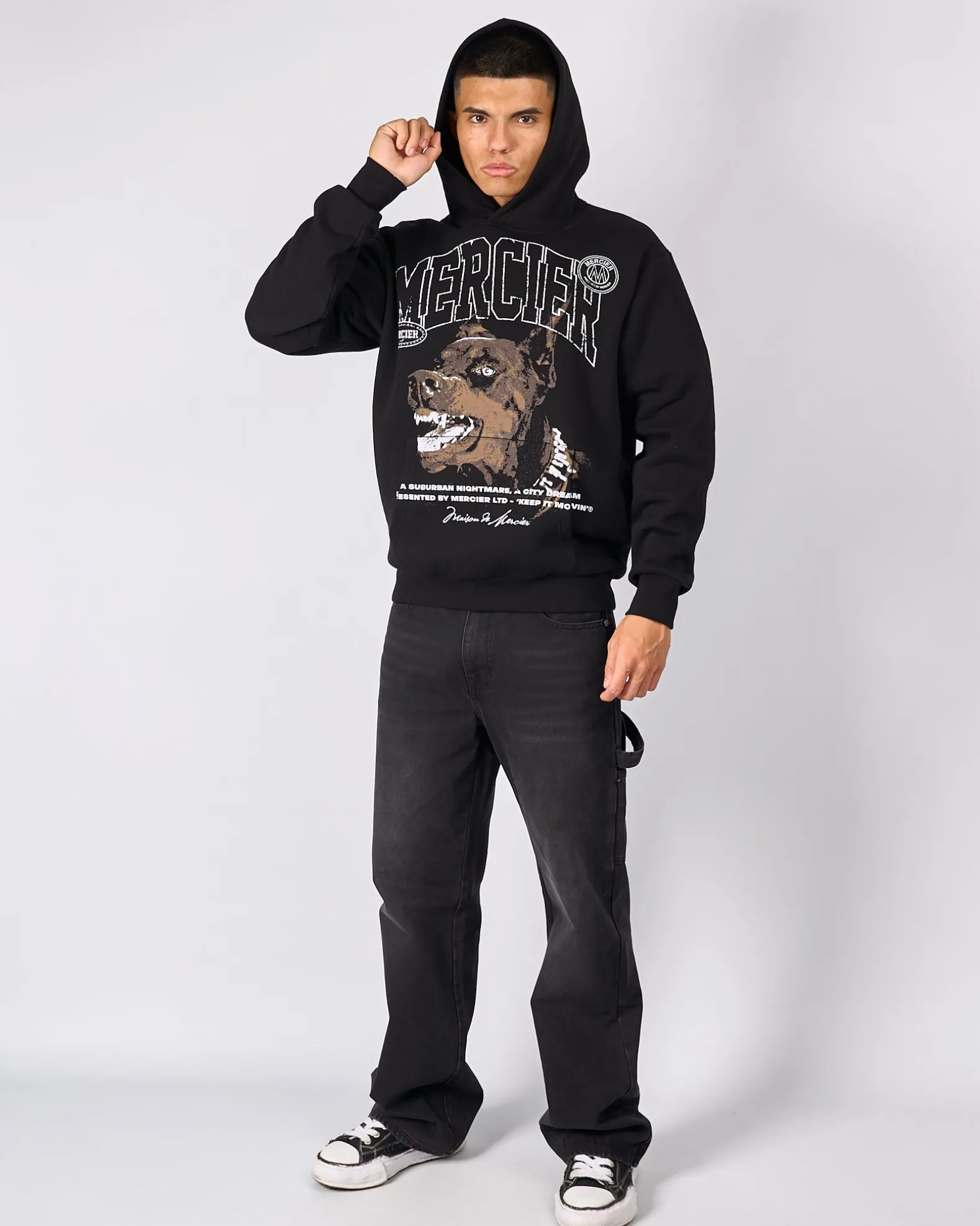 Black Defender Hoodie