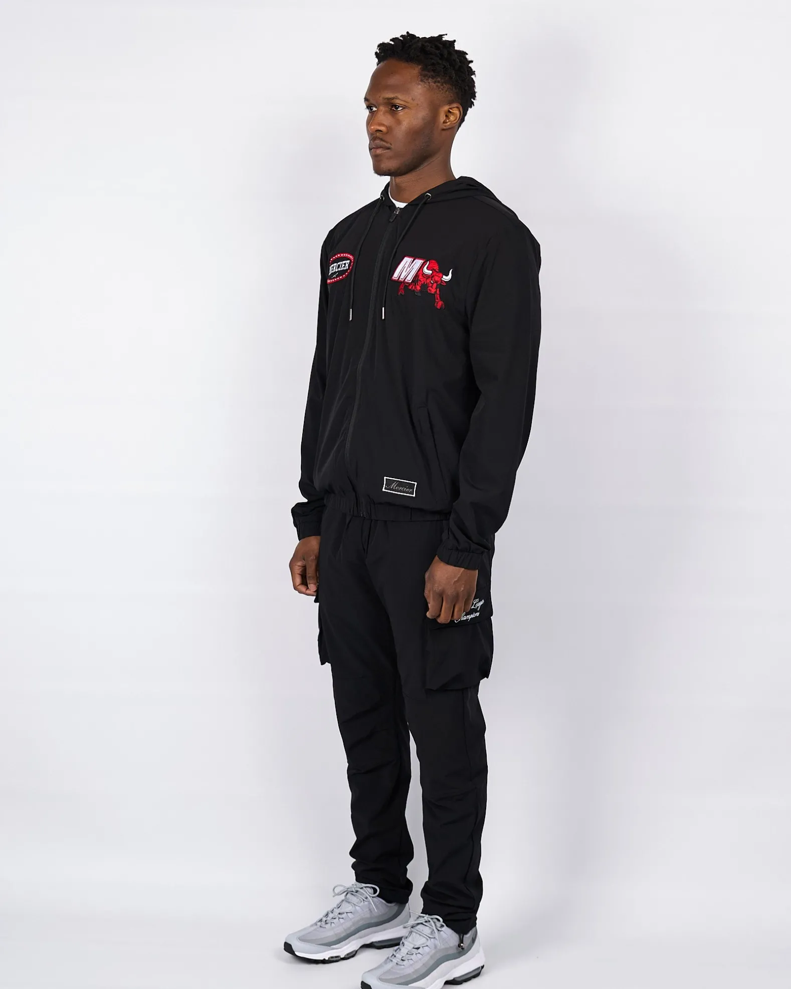 Black Red Empire Windbreaker