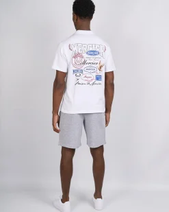 Grey Marl Multi Tour Shorts