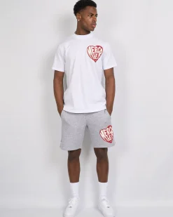 Grey Mercier Heart Shorts