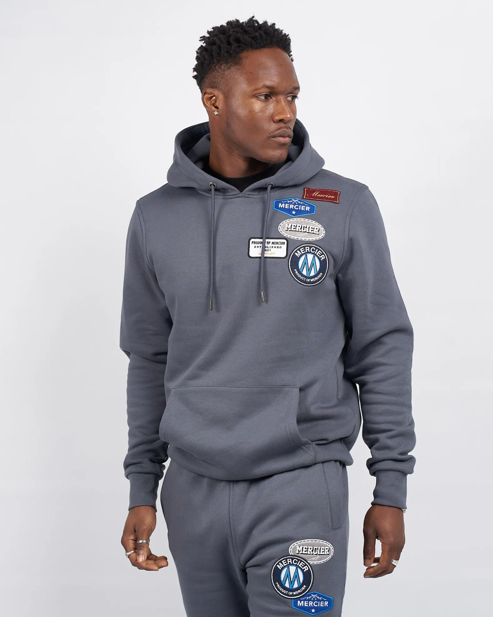 Mercier OG Badge Hoodie Turbulence