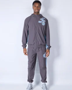 Slate Flint Contrast Badge Pant