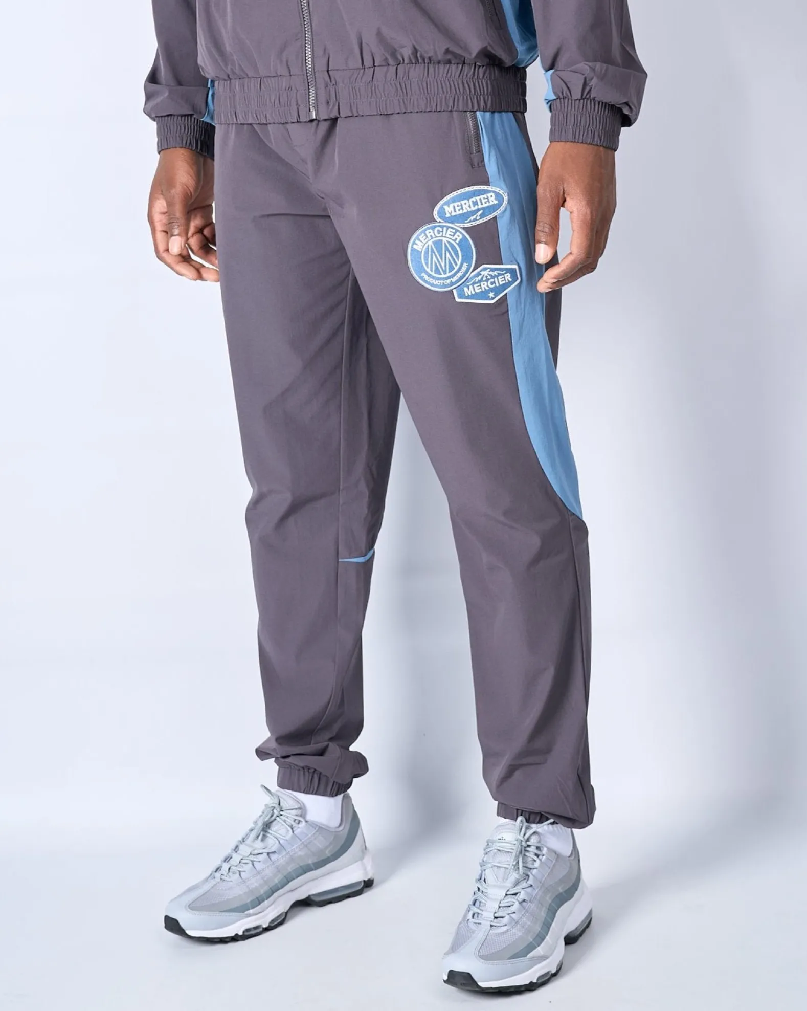 Slate Flint Contrast Badge Pant