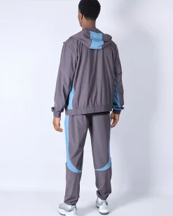 Slate Flint Contrast Badge Windbreaker