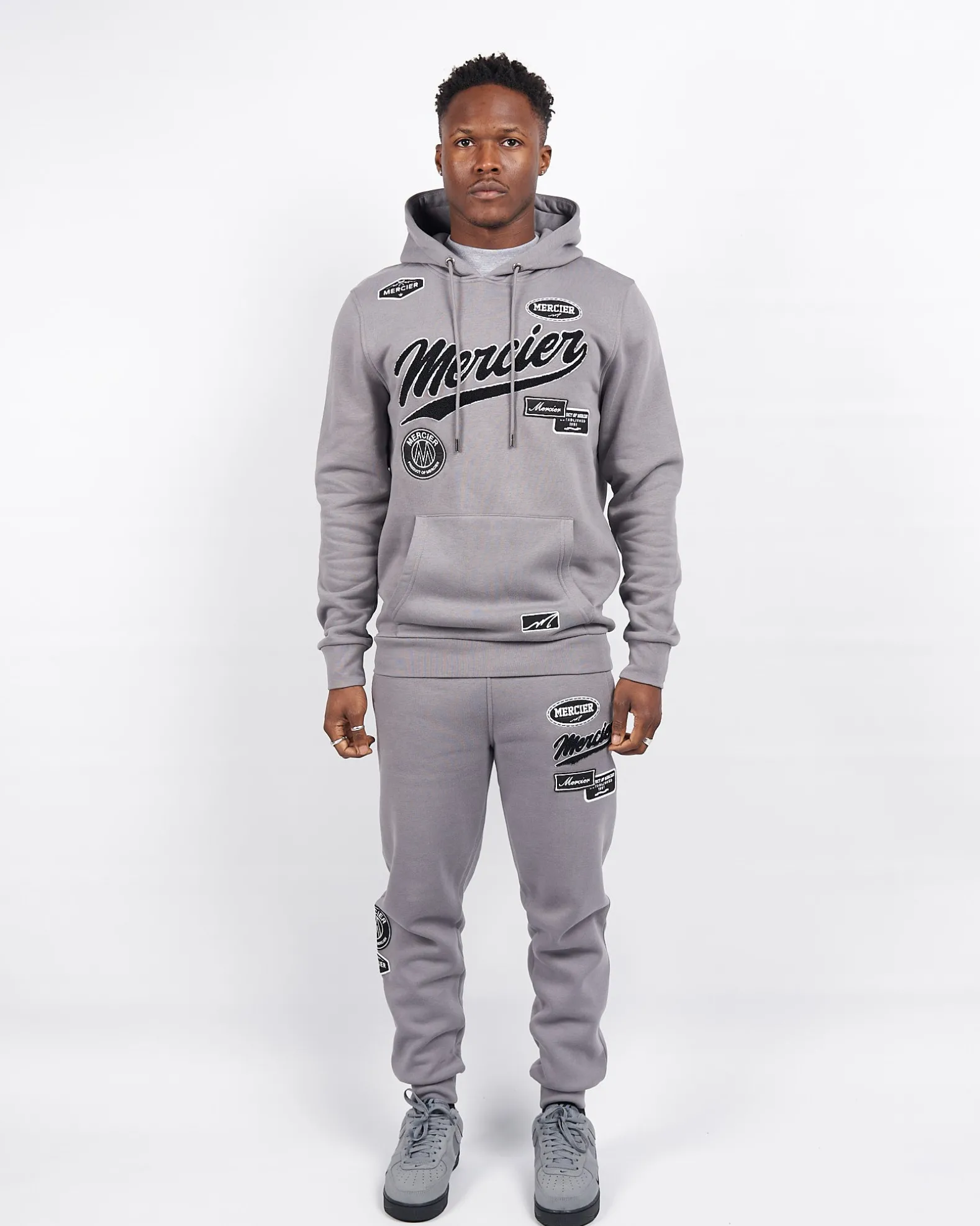 Steel Grey Teams Badge Hoodie